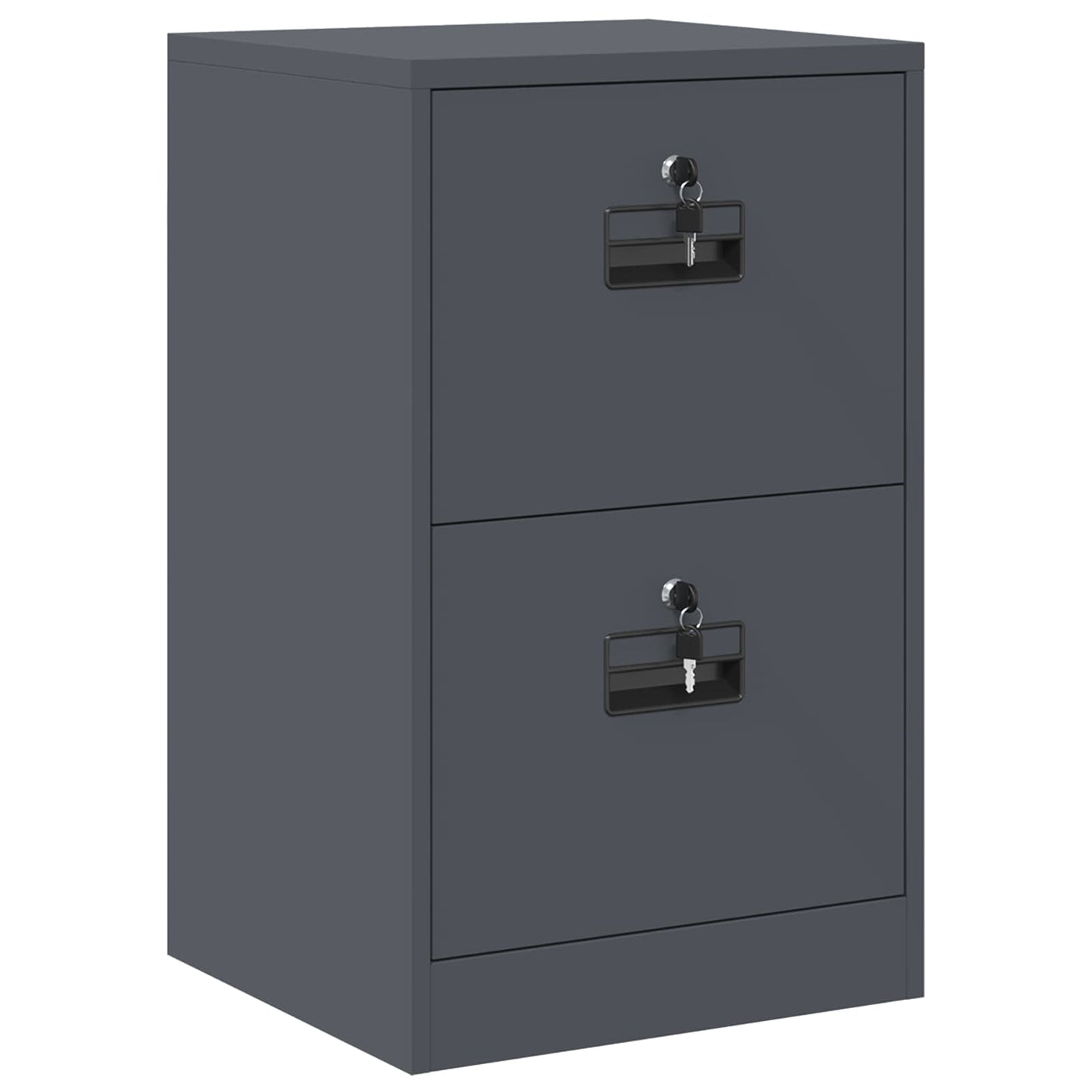 Fil kabinett Antracit 45,5 x 42 x 74,5 cm Koldvalset Stål