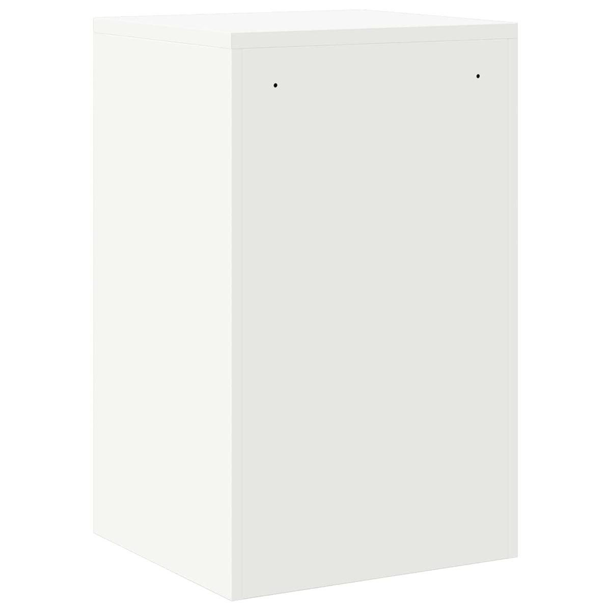 Fil kabinett med lås Hvid 45,5 x 42 x 74,5 cm Koldvalset Stål