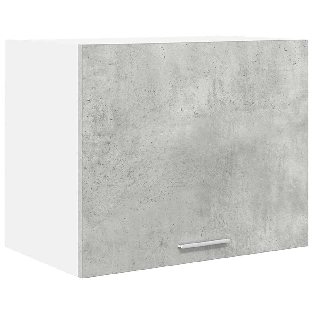 Hængeskab Beton grå og hvid 50 x 31 x 40 cm Konstrueret træ