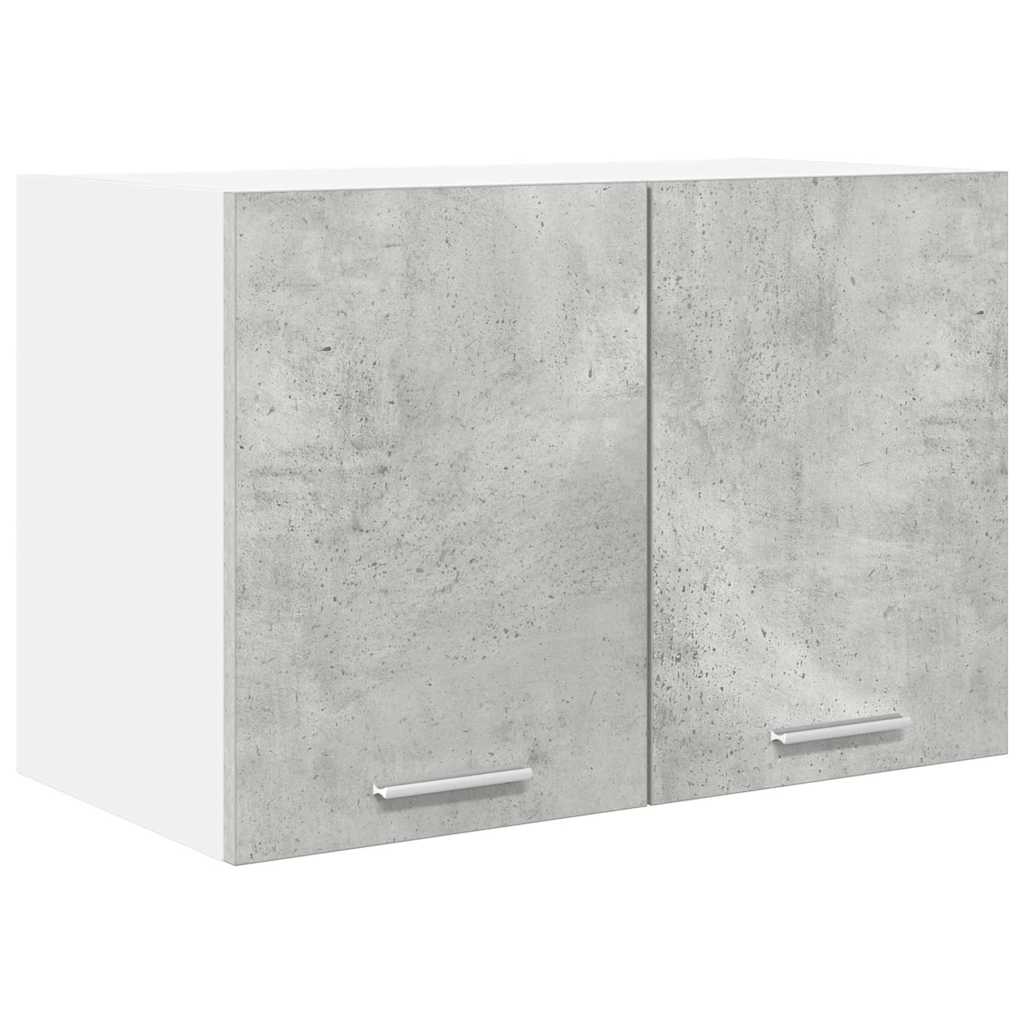 Hængeskab Beton grå og hvid 60 x 31 x 40 cm Konstrueret træ