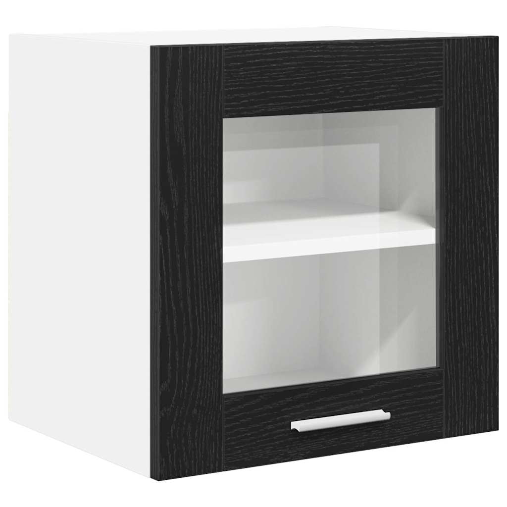 Hængeskab Sort eg 40 x 31 x 40 cm Konstrueret træ