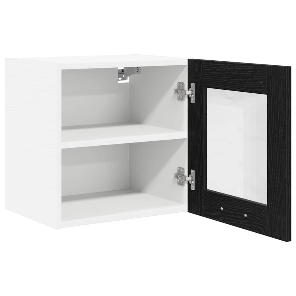 Hængeskab Sort eg 40 x 31 x 40 cm Konstrueret træ