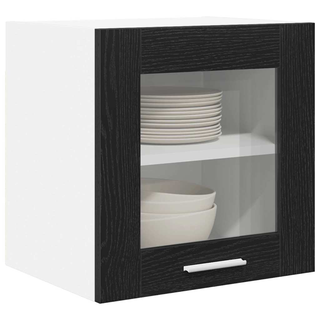 Hængeskab Sort eg 40 x 31 x 40 cm Konstrueret træ