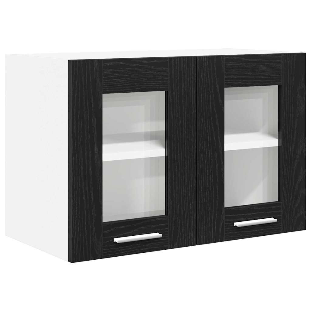 Hængeskab Sort eg 60 x 31 x 40 cm Konstrueret træ