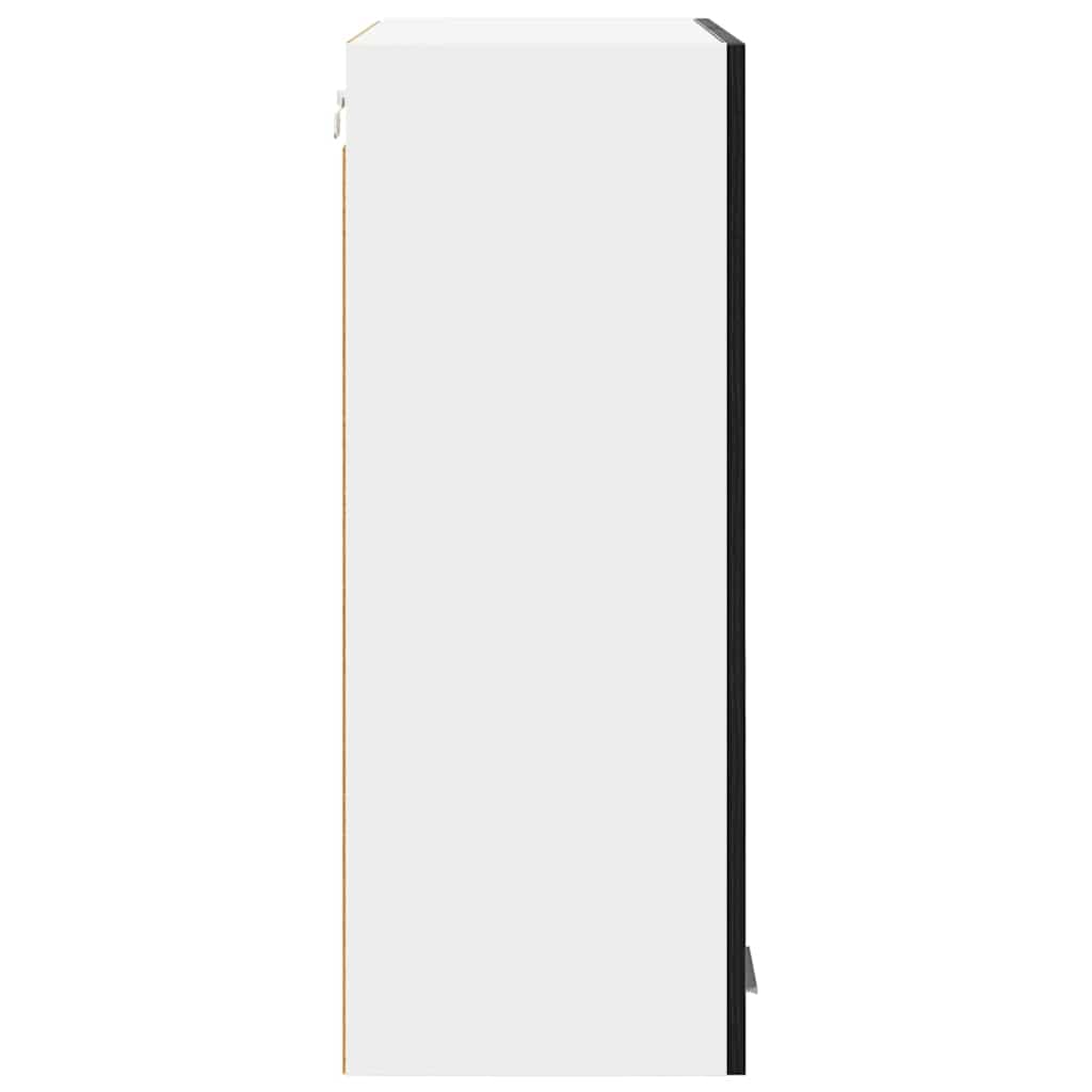 Hængeskab Sort eg 60 x 31 x 80 cm Konstrueret træ