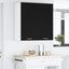 Hængeskab Sort eg 80 x 31 x 80 cm Konstrueret træ