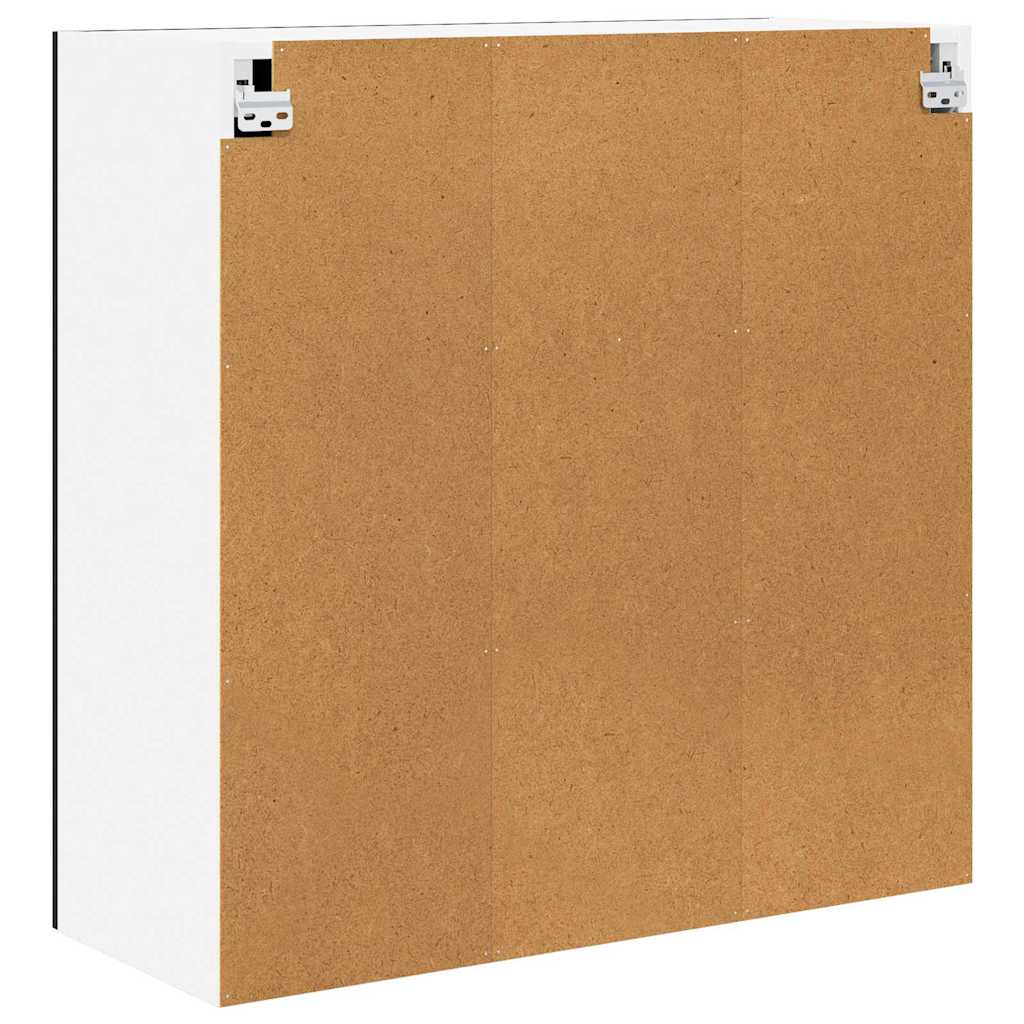 Hængeskab Sort eg 80 x 31 x 80 cm Konstrueret træ