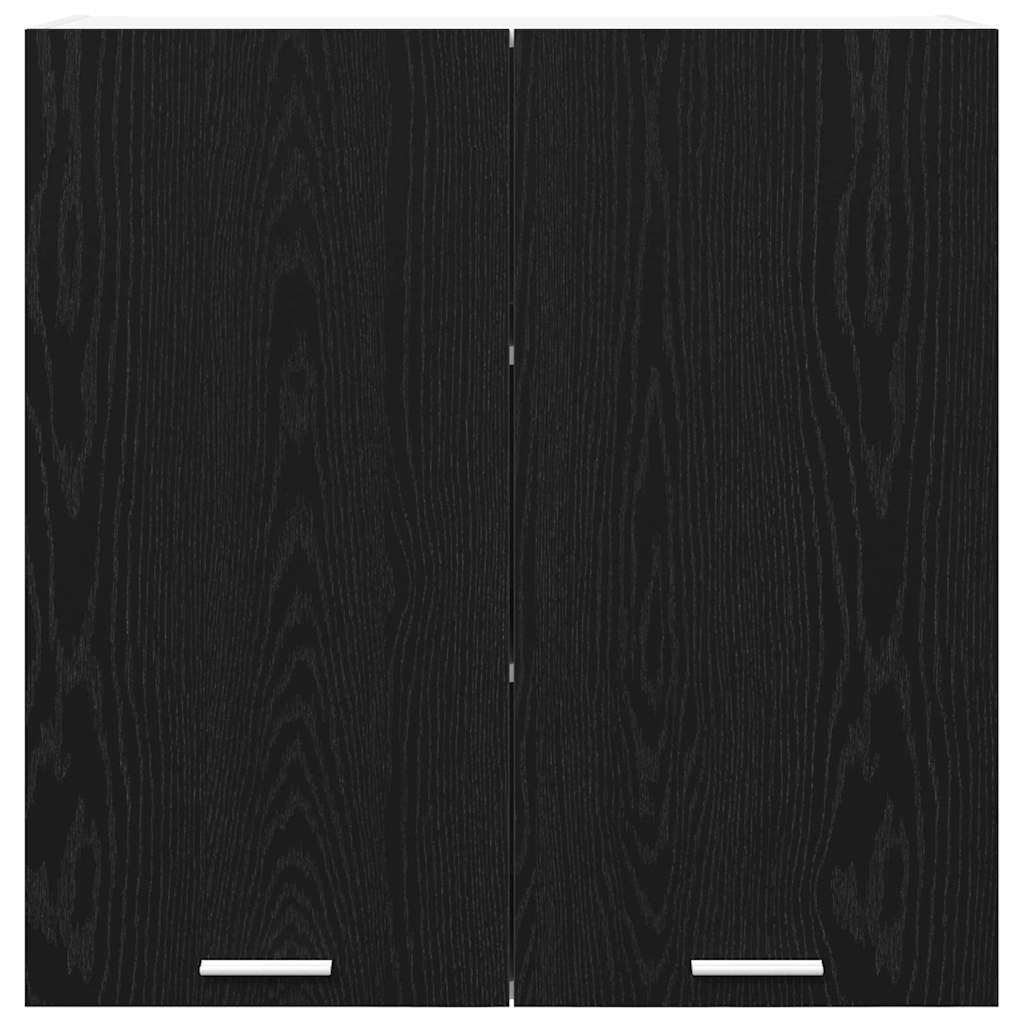 Hængeskab Sort eg 80 x 31 x 80 cm Konstrueret træ