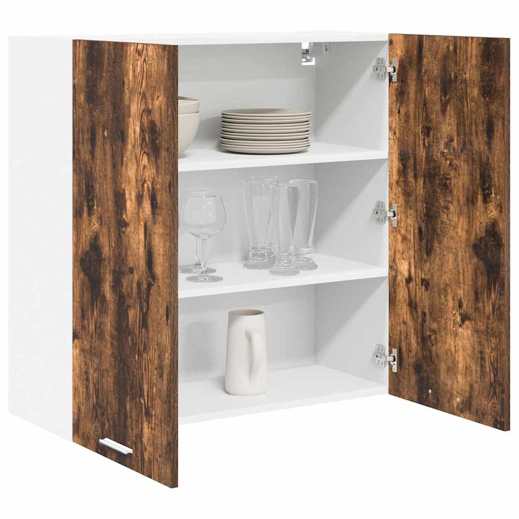 Hængeskab Røget eg 80 x 31 x 80 cm Konstrueret træ
