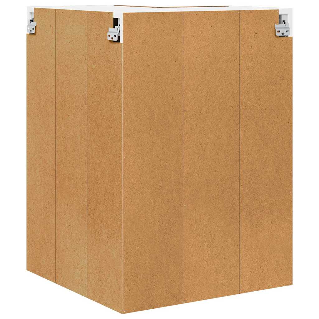Hængeskab Gammelt træ og Hvid 57 x 57 x 80 cm Konstrueret træ