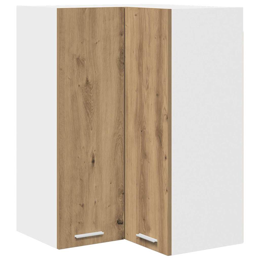 Hængeskab Artisan eg og hvid 57 x 57 x 80 cm Konstrueret træ