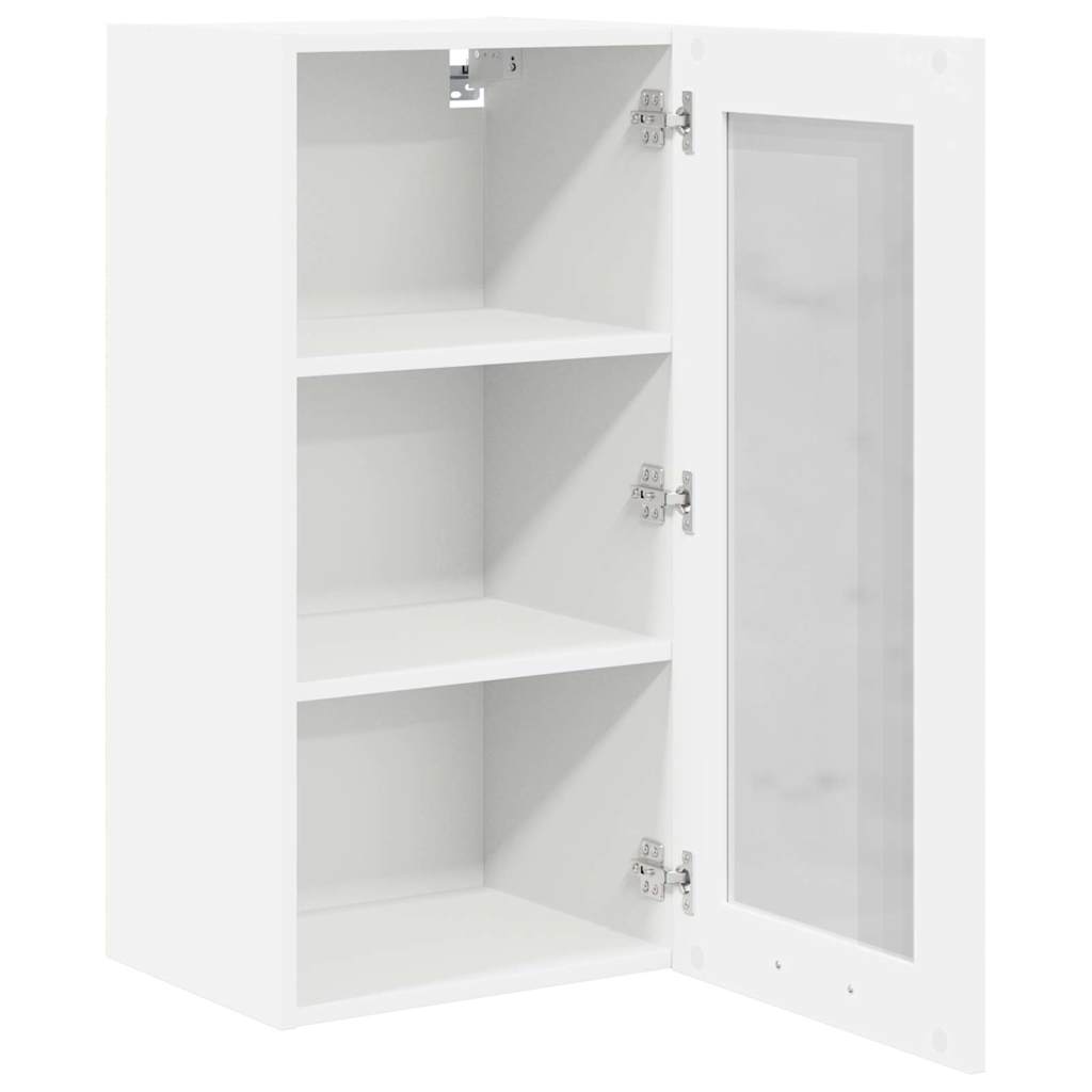 Hængeskab Hvid 40 x 31 x 80 cm Konstrueret træ