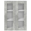Hængeskab Beton Grå 60 x 31 x 80 cm Konstrueret træ