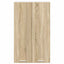 Hængeskab Sonoma eg 60 x 31 x 100 cm Konstrueret træ