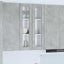 Hængeskab Beton Grå 60 x 31 x 100 cm Konstrueret træ