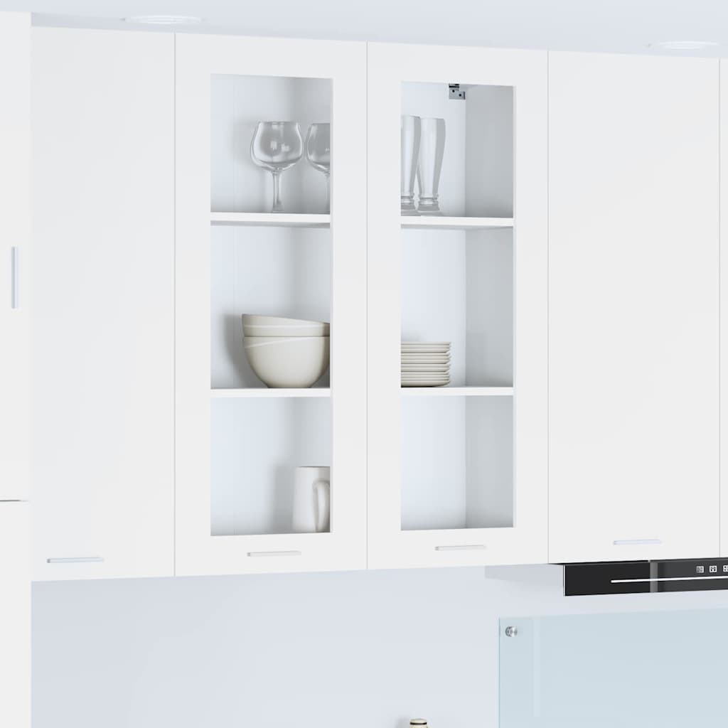 Hængeskab Hvid 80 x 31 x 100 cm Konstrueret træ