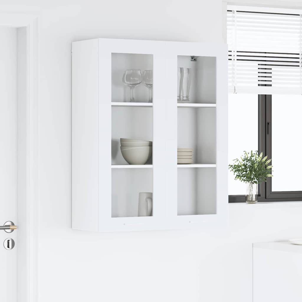 Hængeskab Hvid 80 x 31 x 100 cm Konstrueret træ