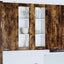Hængeskab Røget eg 80 x 31 x 100 cm Konstrueret træ