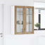 Hængeskab Artisan Egetræ 80 x 31 x 100 cm Konstrueret træ