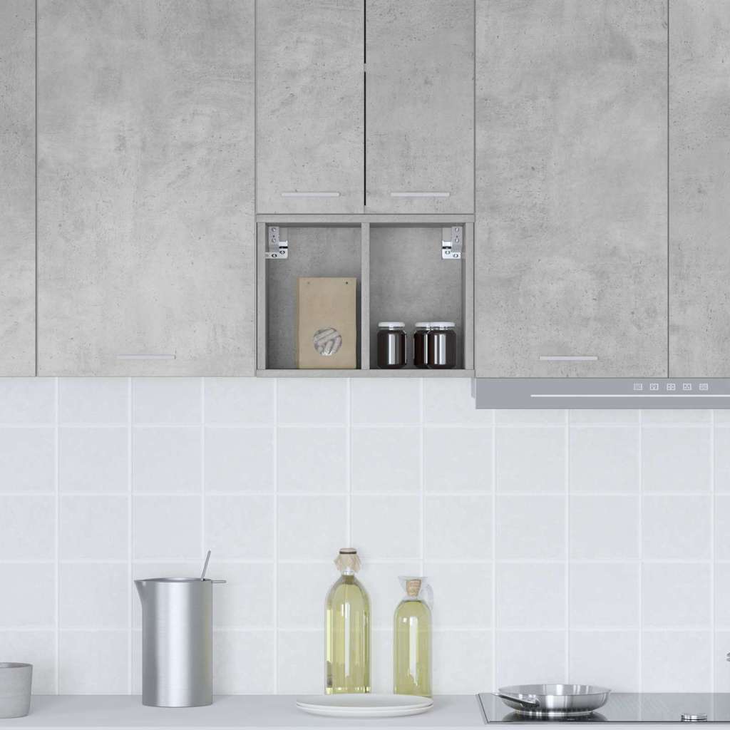 Hængeskab Beton Grå 30 x 29,5 x 40 cm Konstrueret træ
