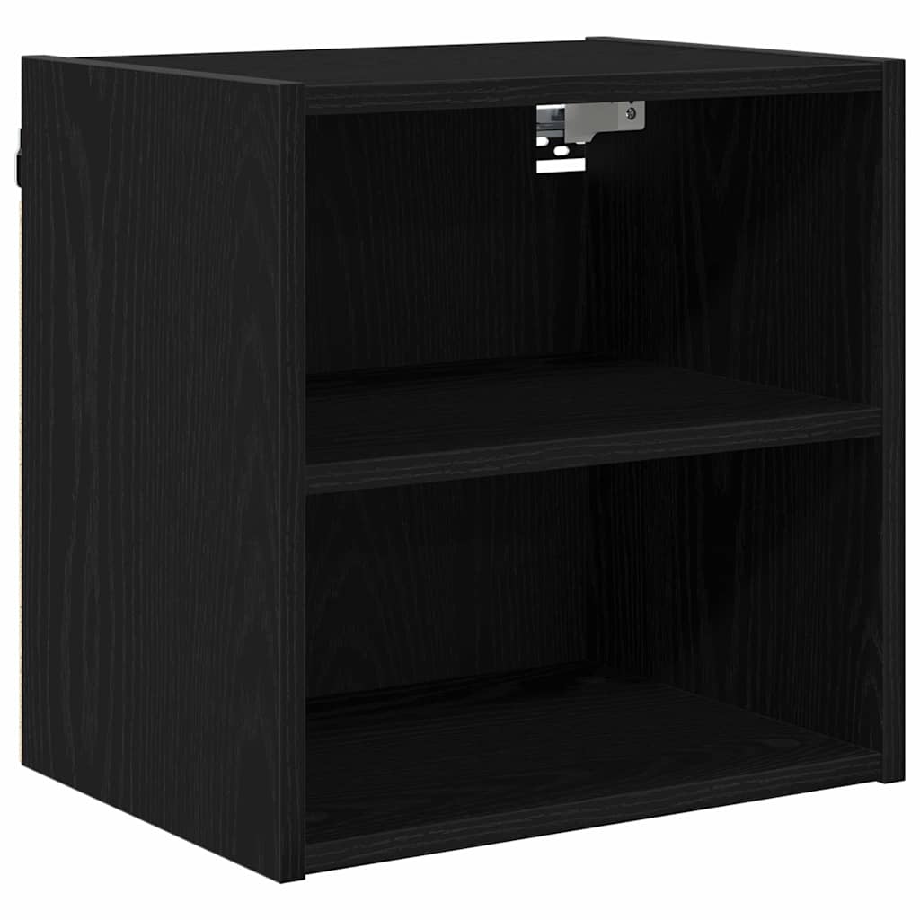 Hængeskab Sort eg 40 x 29,5 x 40 cm Konstrueret træ