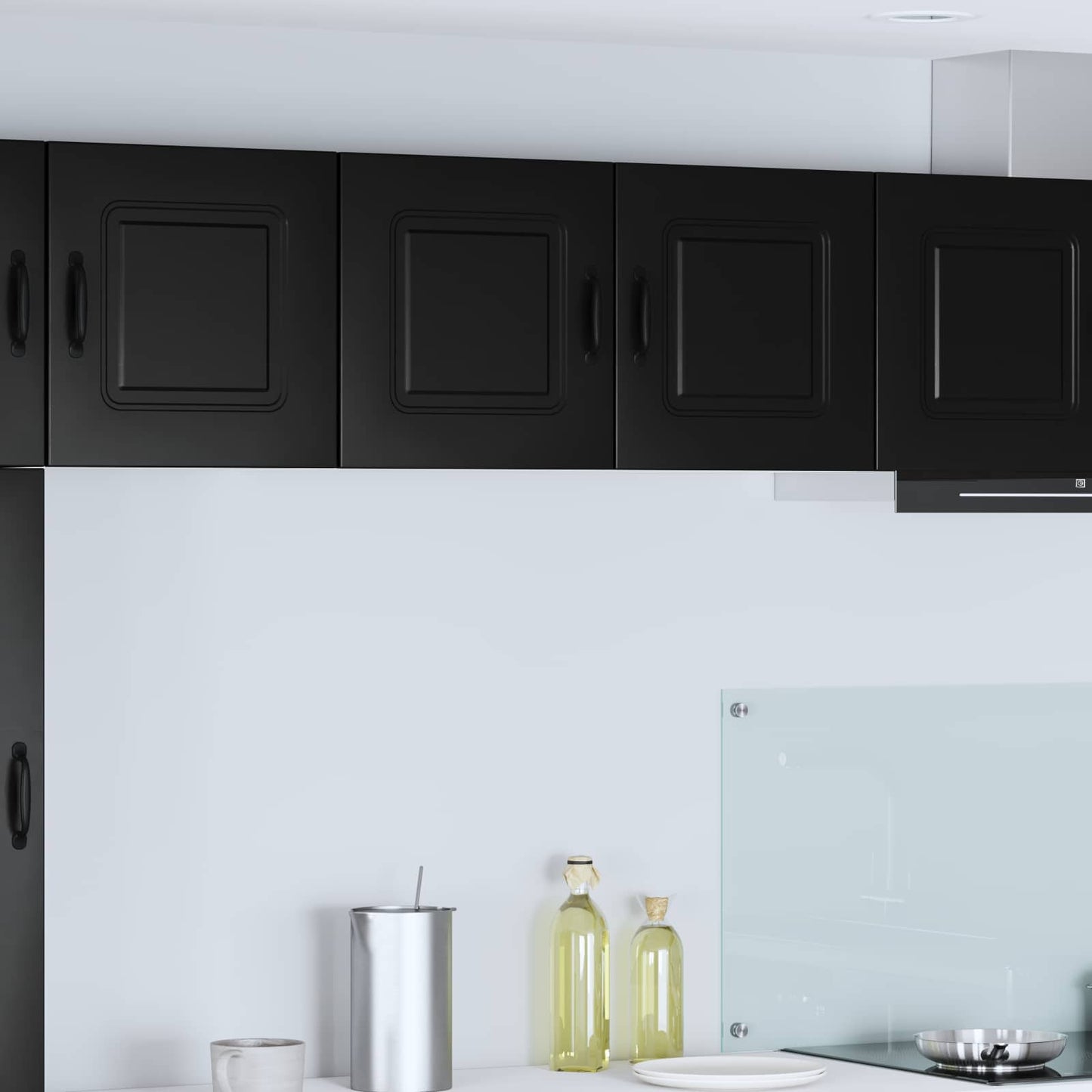 Panel til opvaskemaskine Kalmar Sort 80 x 31 x 40 cm