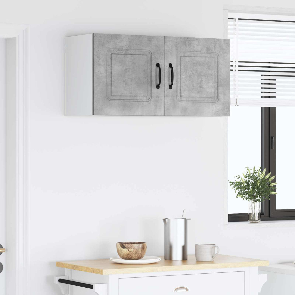 Panel til opvaskemaskine Kalmar Beton Grå 80 x 31 x 40 cm