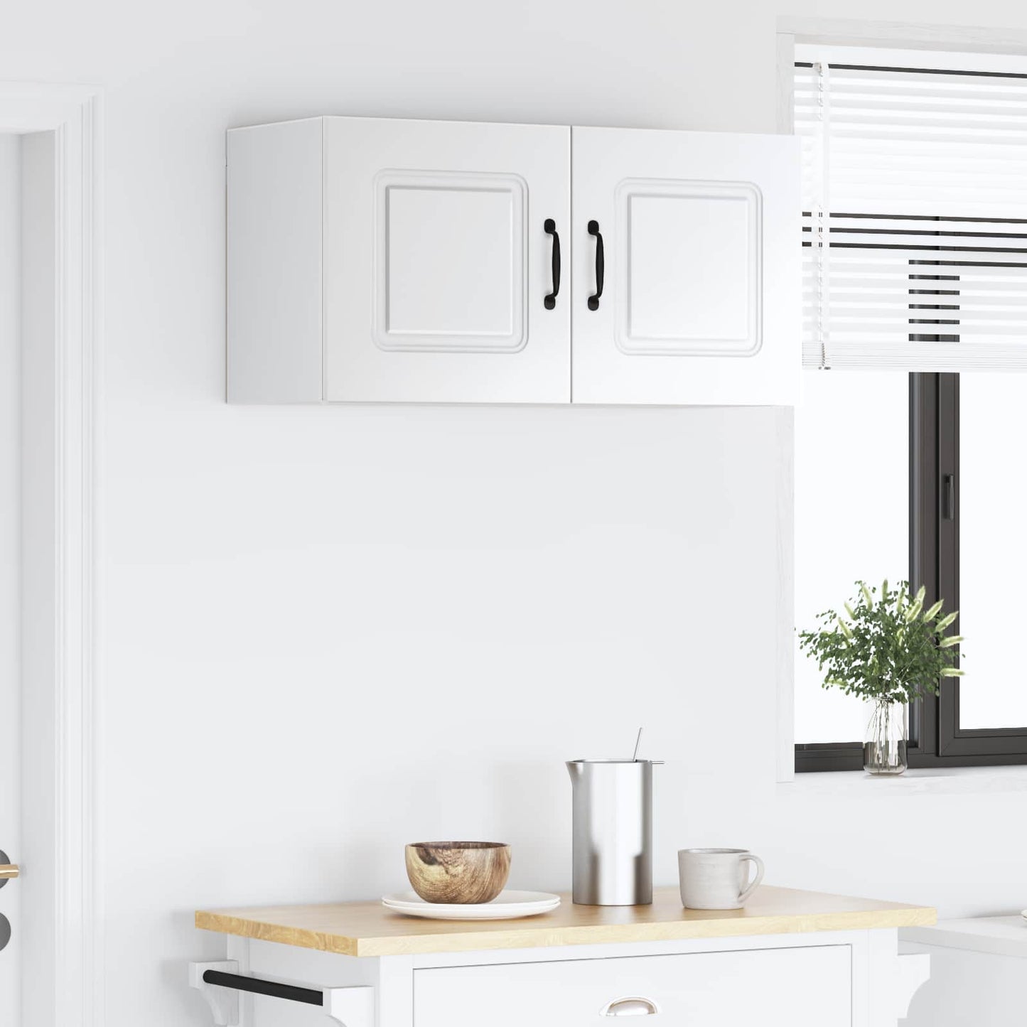 Panel til opvaskemaskine Kalmar Høj gloss hvid 80 x 31 x 40 cm