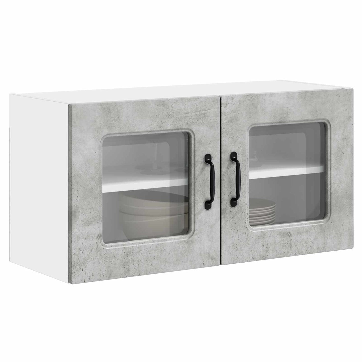 Panel til opvaskemaskine Kalmar Beton Grå 80 x 31 x 40 cm