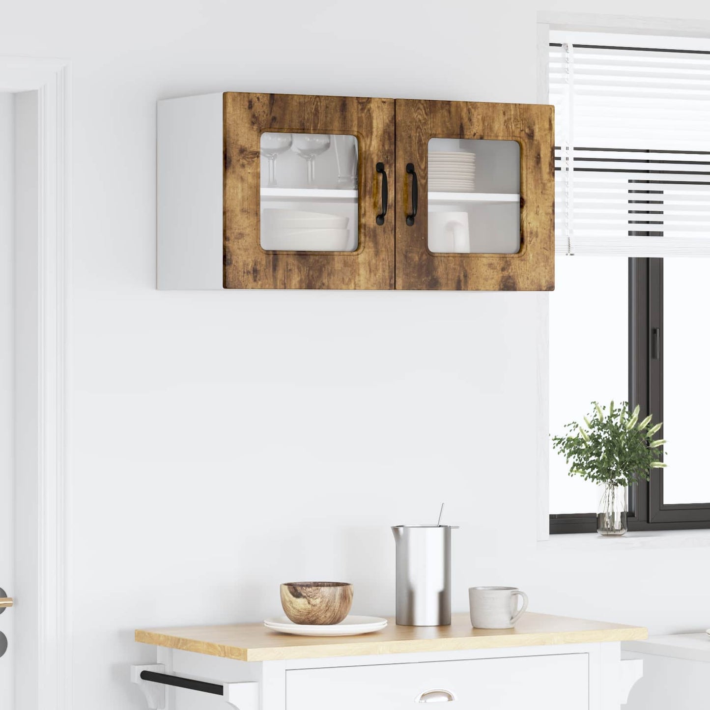 Panel til opvaskemaskine Kalmar Røget eg 80 x 31 x 40 cm