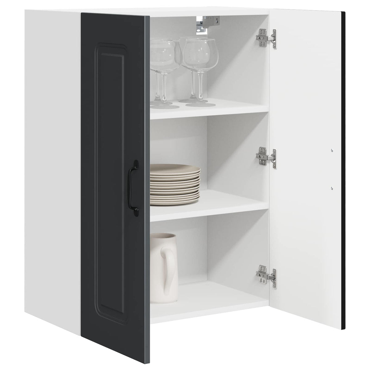 Panel til opvaskemaskine Kalmar Sort 60 x 31 x 80 cm