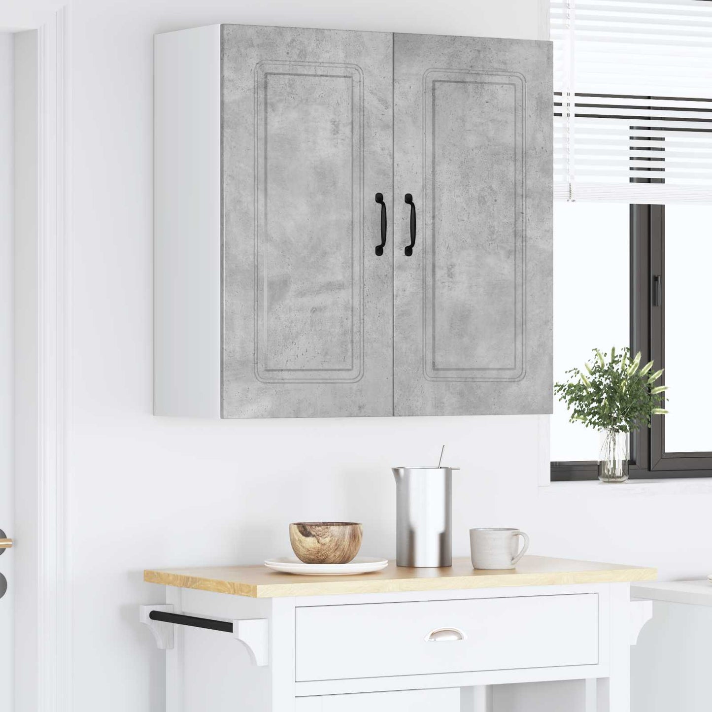 Panel til opvaskemaskine Kalmar Beton Grå 80 x 31 x 80 cm