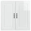 Panel til opvaskemaskine Kalmar Høj gloss hvid 80 x 31 x 80 cm