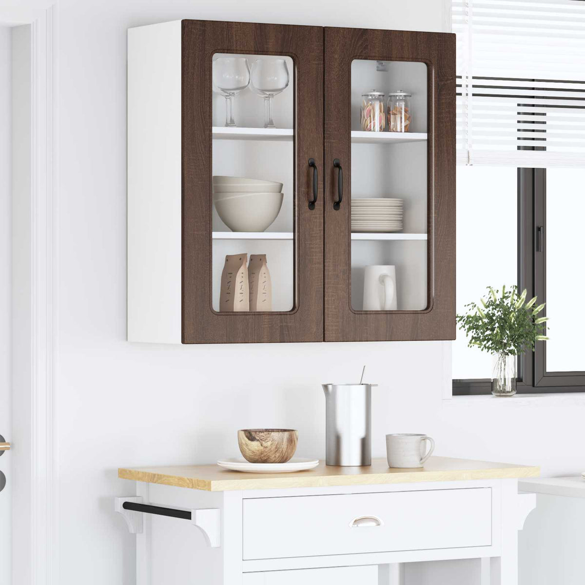 Panel til opvaskemaskine Kalmar Brun eg 80 x 31 x 80 cm