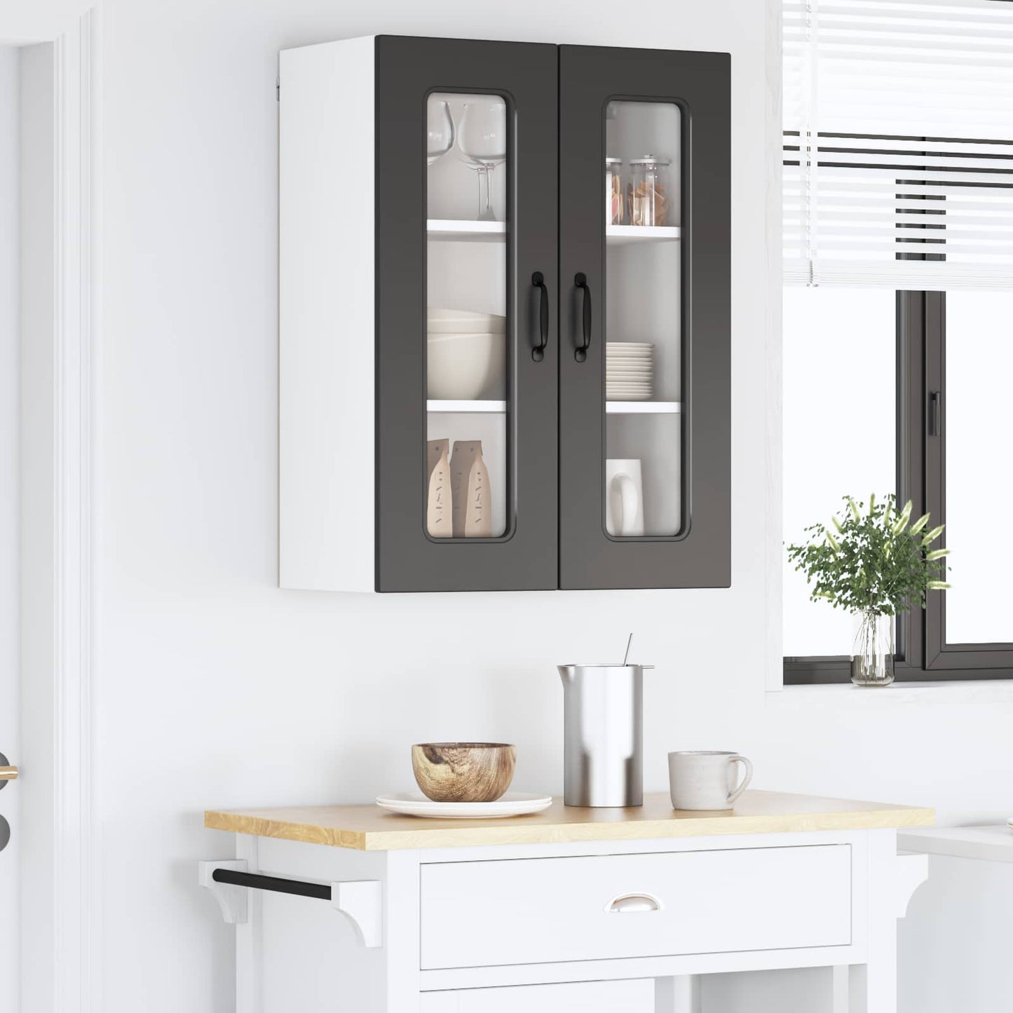 Panel til opvaskemaskine Kalmar Sort 60 x 31 x 80 cm