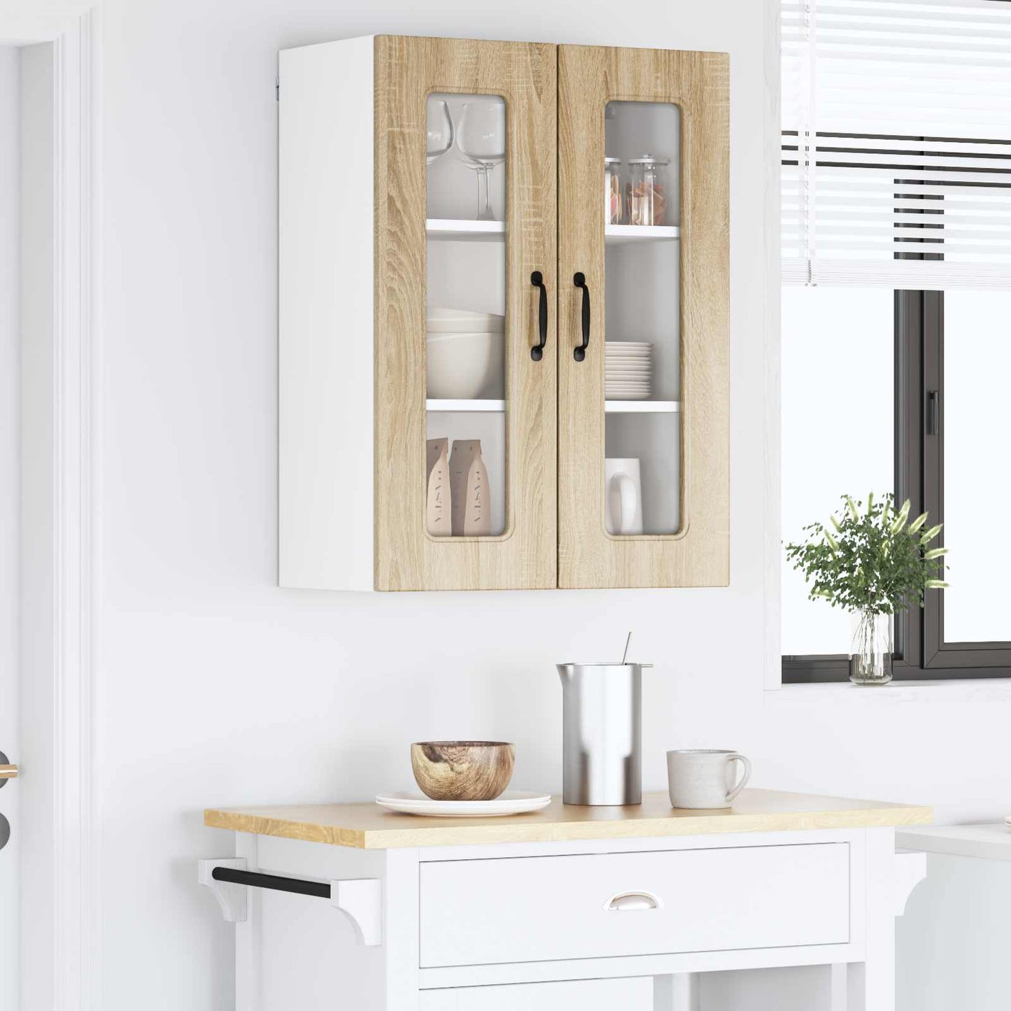 Panel til opvaskemaskine Kalmar Sonoma eg 60 x 31 x 80 cm
