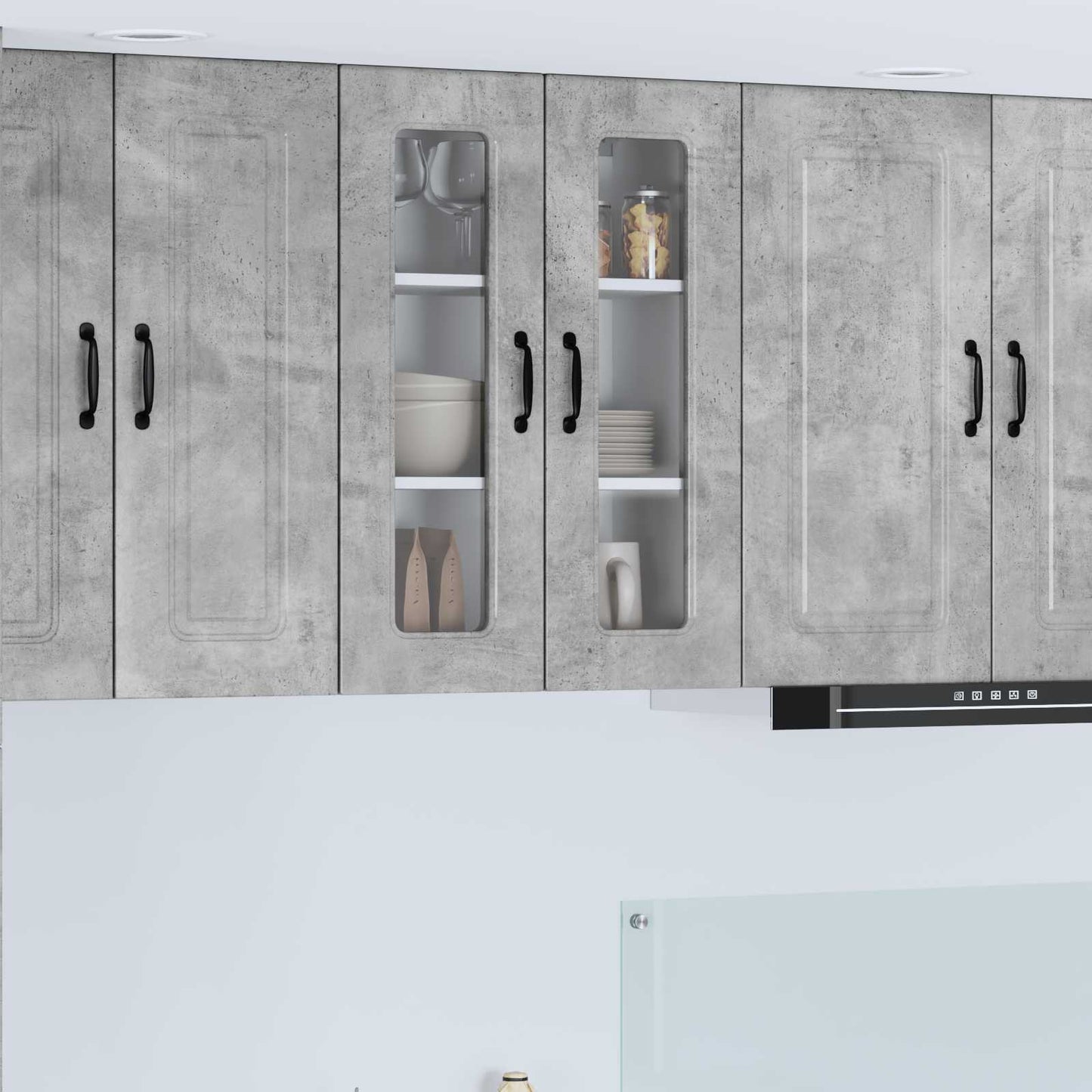 Panel til opvaskemaskine Kalmar Beton Grå 60 x 31 x 80 cm