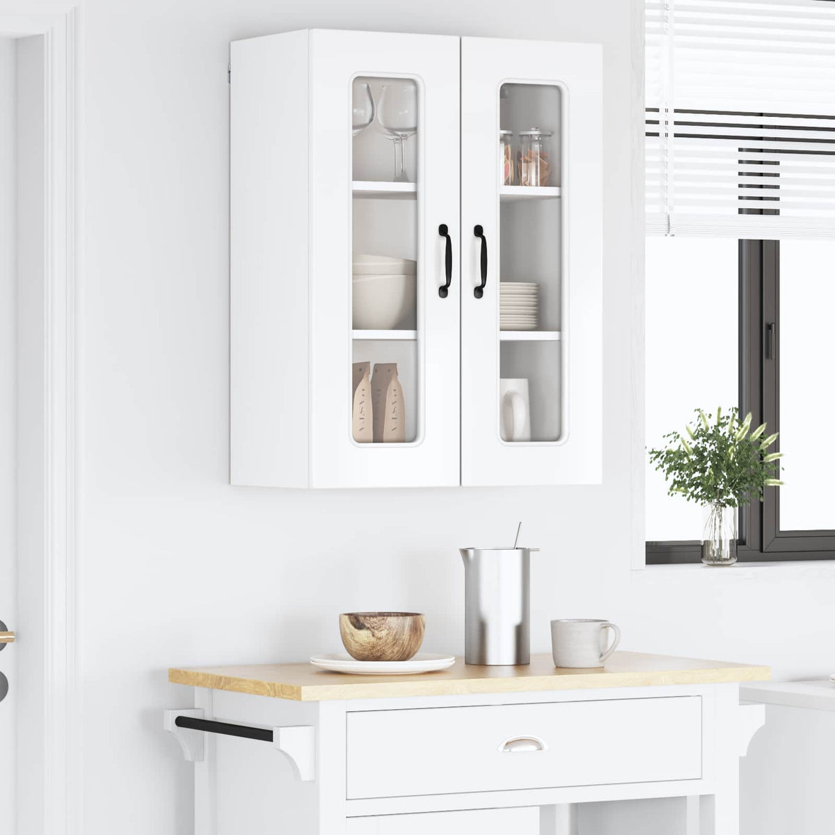 Panel til opvaskemaskine Kalmar Høj gloss hvid 60 x 31 x 80 cm