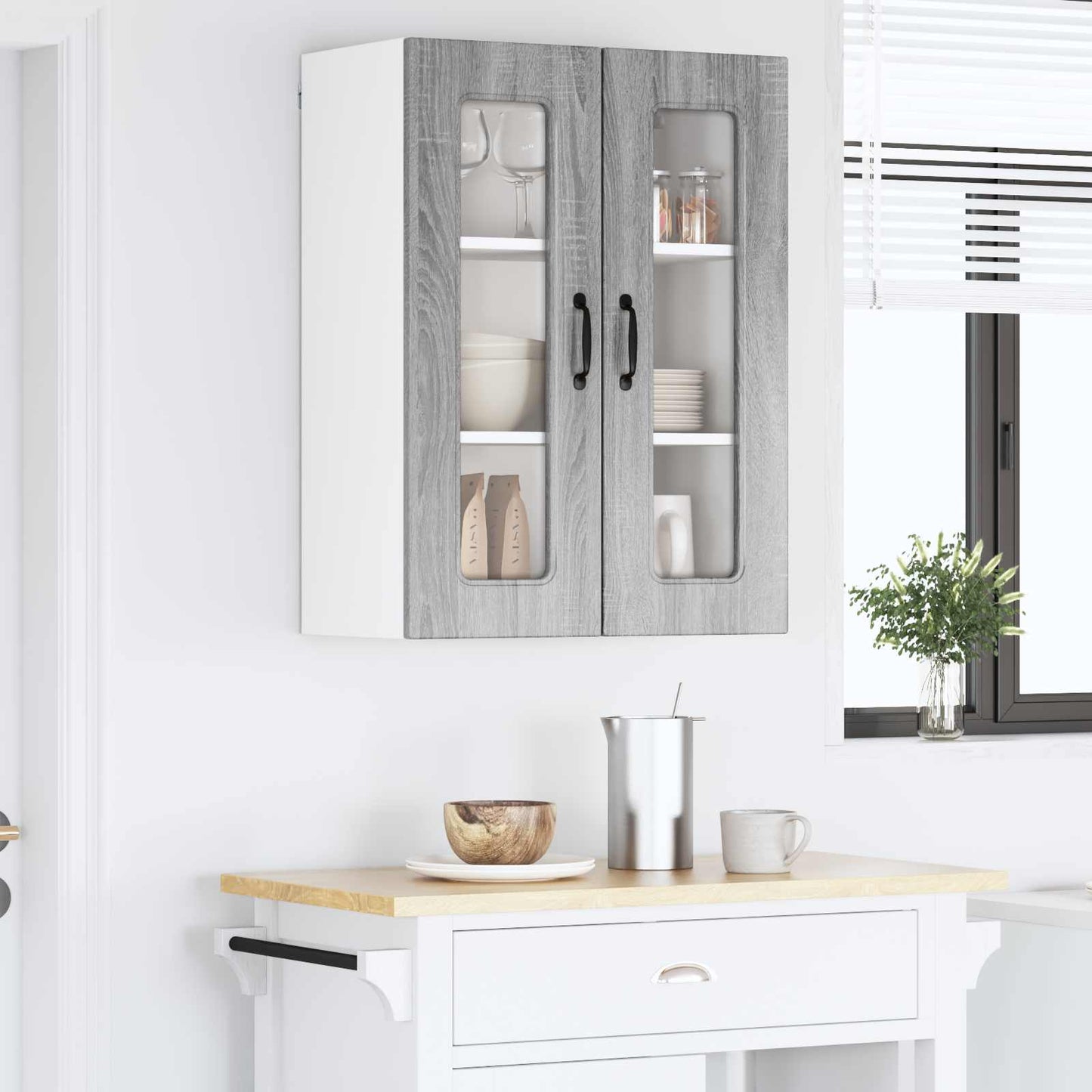 Panel til opvaskemaskine Kalmar Grå Sonoma 60 x 31 x 80 cm