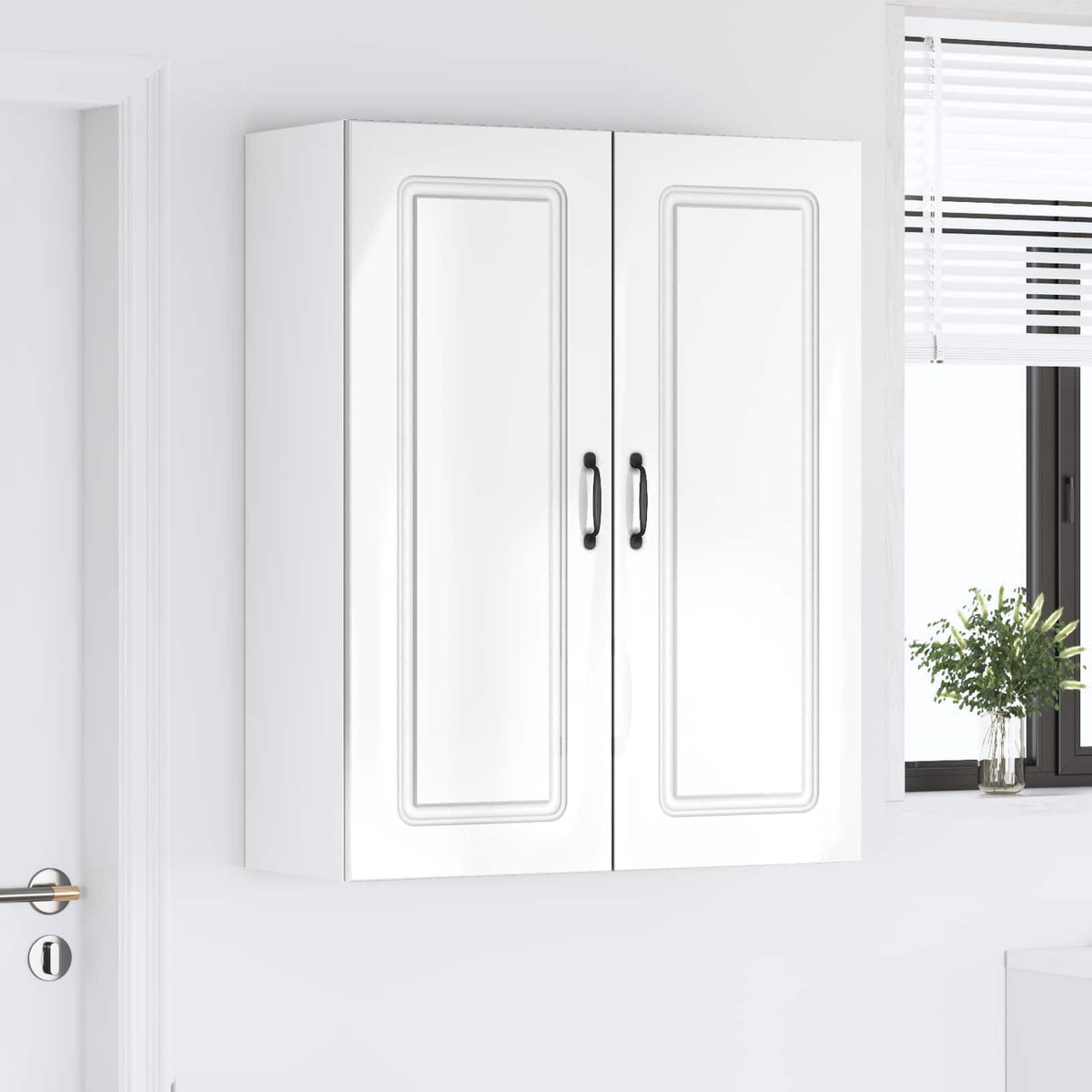 Panel til opvaskemaskine Kalmar Høj gloss hvid 80 x 31 x 100 cm