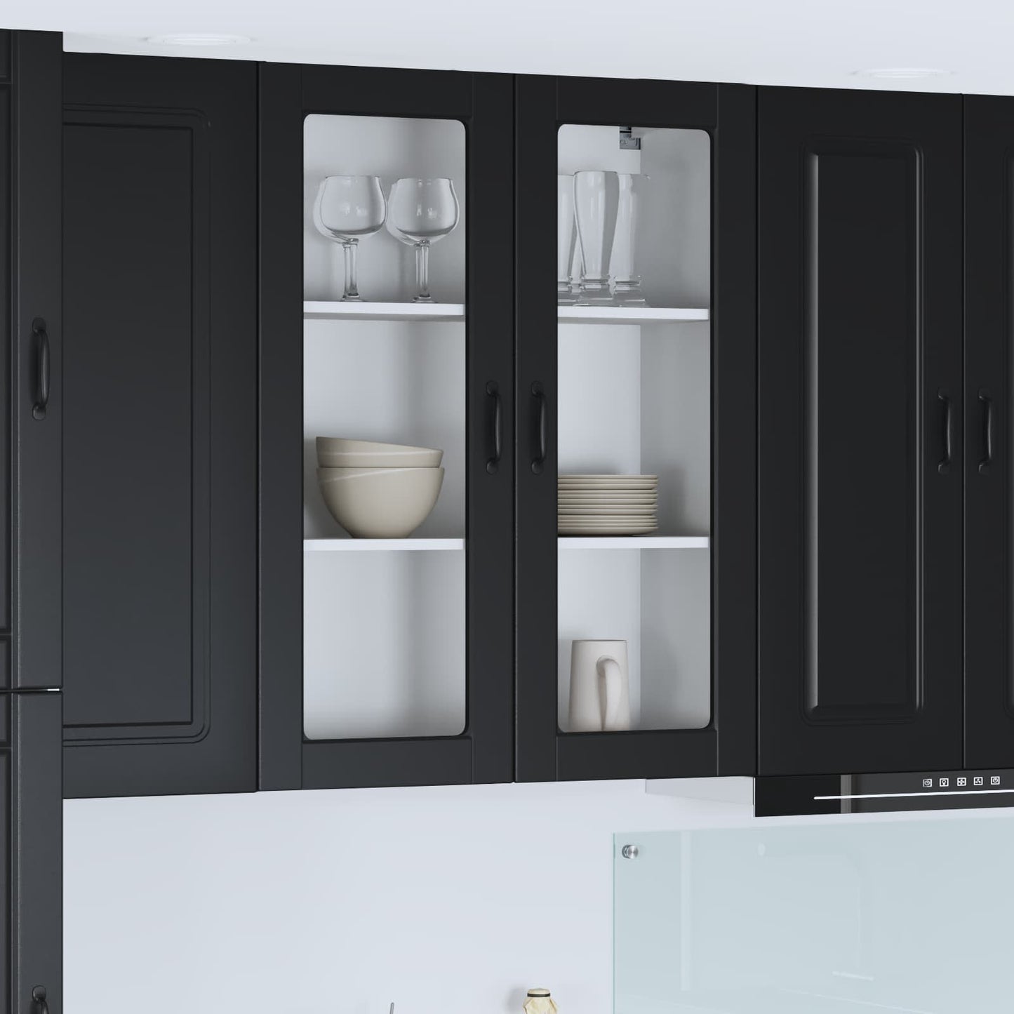 Panel til opvaskemaskine Kalmar Sort 80 x 31 x 100 cm