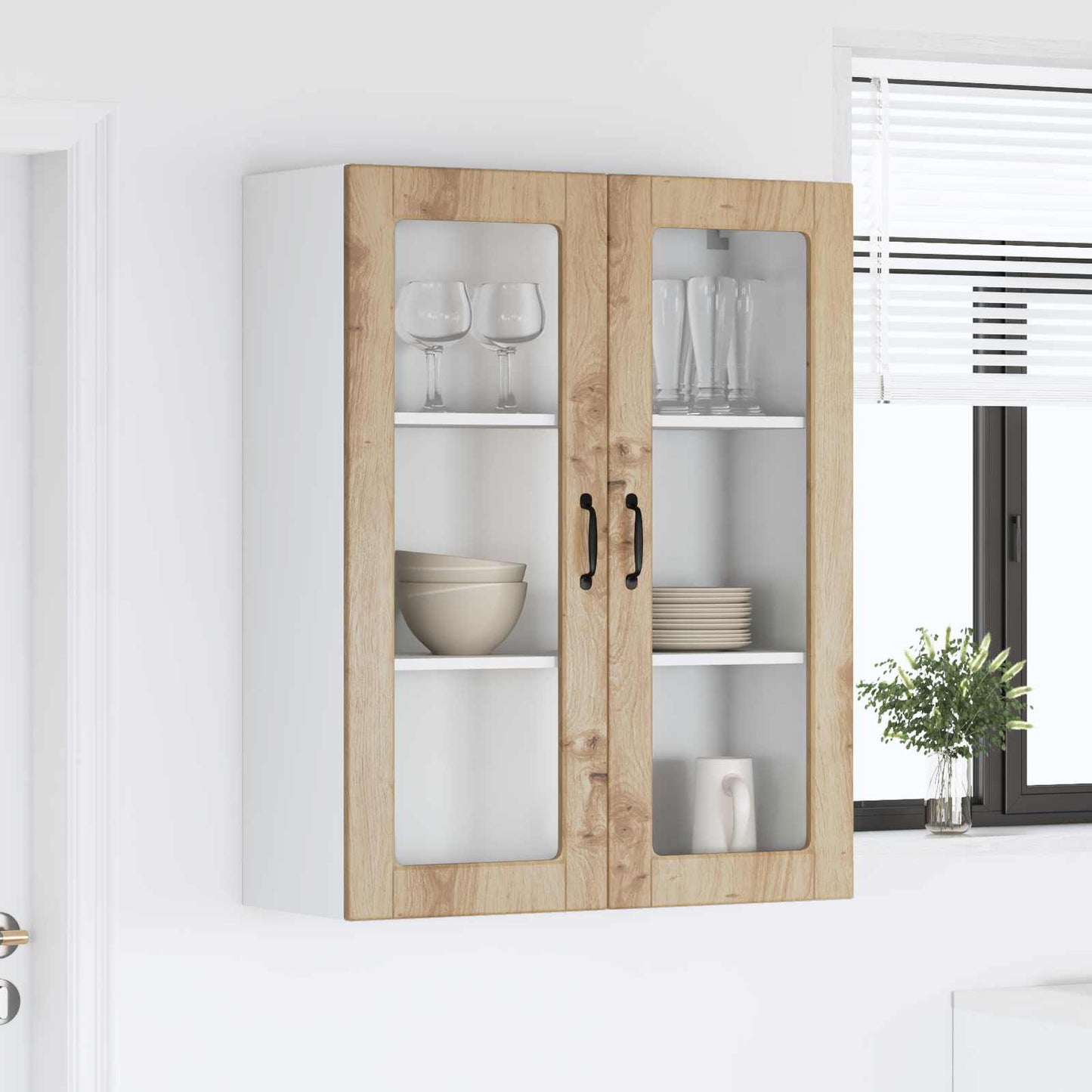 Panel til opvaskemaskine Kalmar Artisan Egetræ 80 x 31 x 100 cm