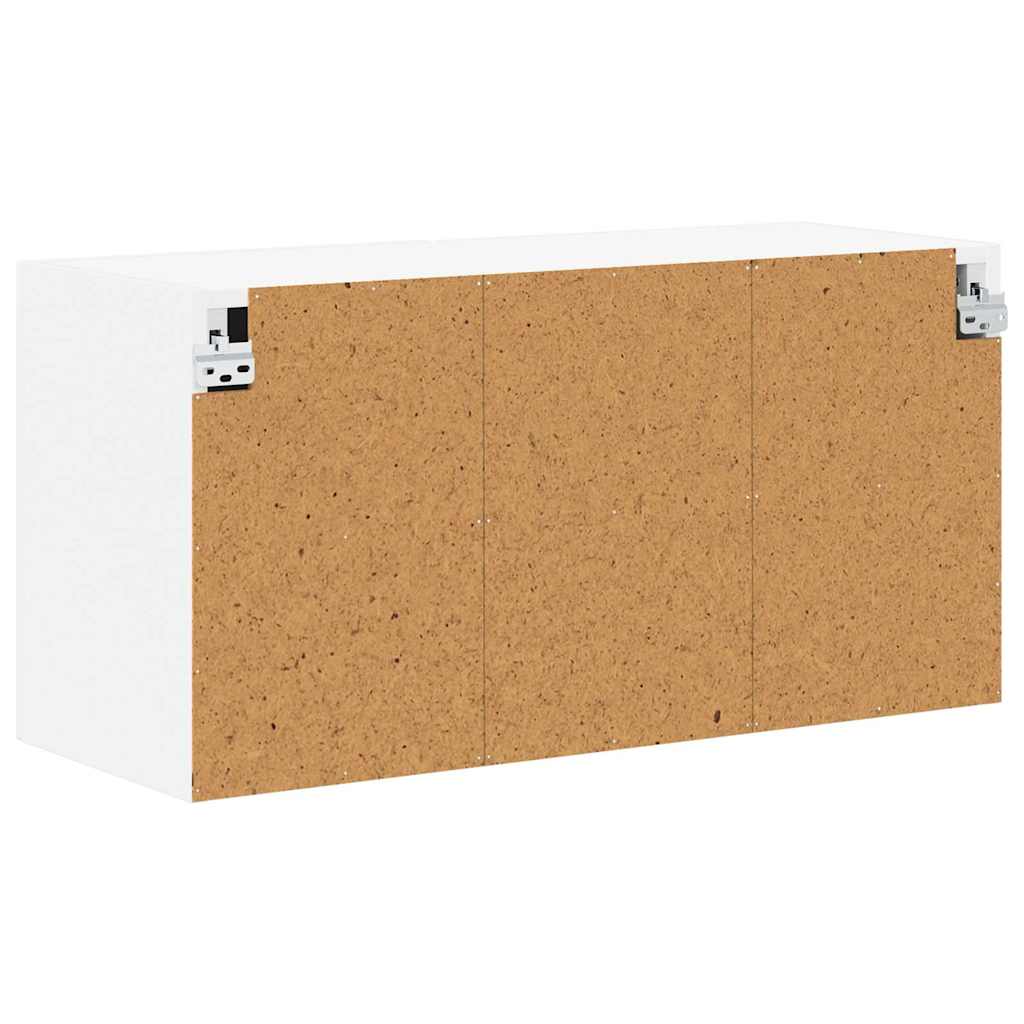 Vægskab LUCCA Hvid 80 x 31 x 40 cm Konstrueret træ