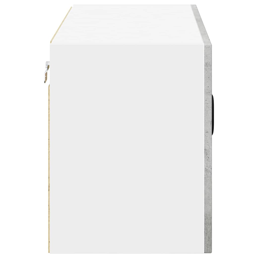 Vægskab LUCCA Betongrå 80 x 31 x 40 cm Konstrueret træ