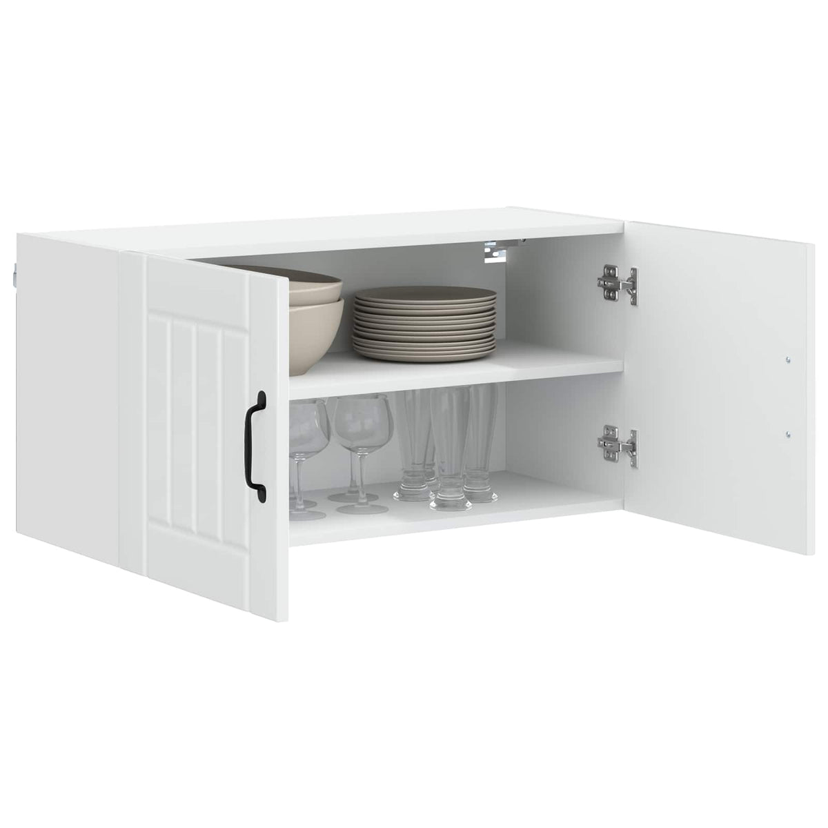 Vægskab LUCCA Hvid højglans 80 x 31 x 40 cm Konstrueret træ