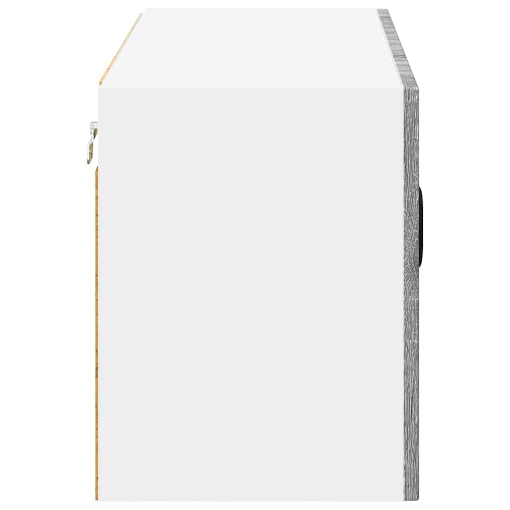 Vægskab LUCCA Grå sonoma-eg 80 x 31 x 40 cm Konstrueret træ