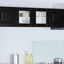 Væglågskab LUCCA Sort eg 80 x 31 x 40 cm Konstrueret træ