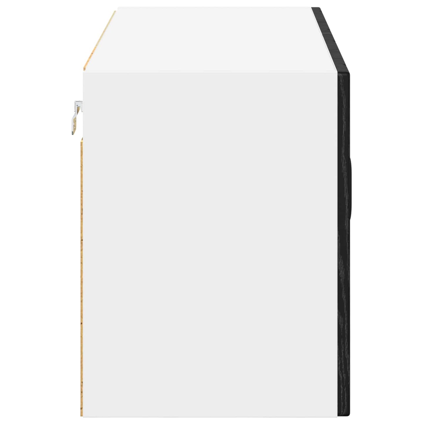Væglågskab LUCCA Sort eg 80 x 31 x 40 cm Konstrueret træ