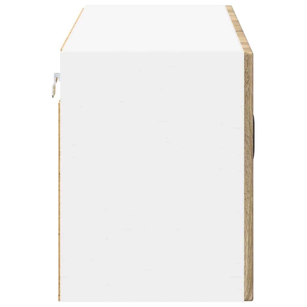 Væglågskab LUCCA Sonoma-eg 80 x 31 x 40 cm Konstrueret træ