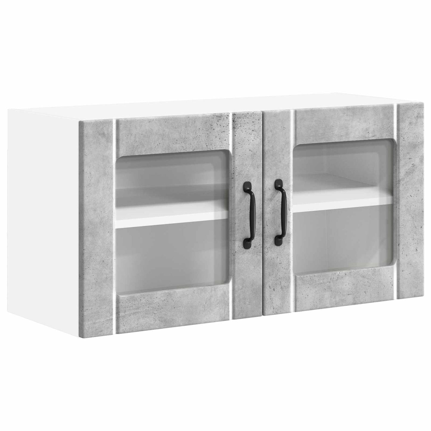 Væglågskab LUCCA Betongrå 80 x 31 x 40 cm Konstrueret træ